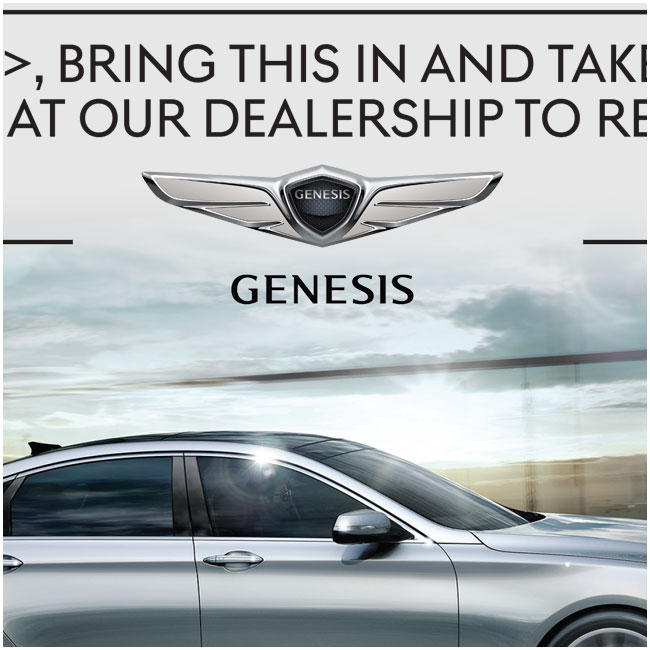 Genesis USA Mailer - Print Design - Mary-Catherine Griesser